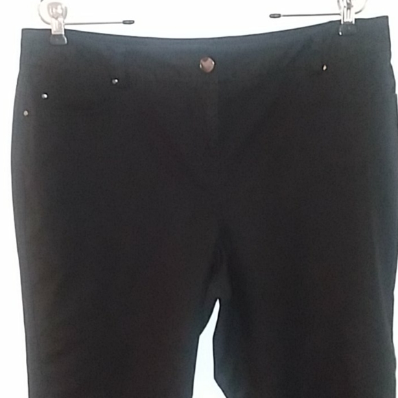 Capri Pants Black Jean-Style Rafaella - Picture 3 of 8